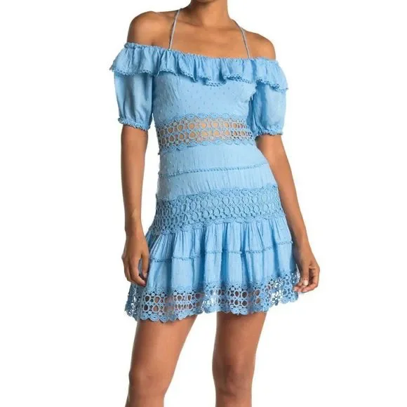 chinese dress ladies Celie Crochet Lace Mini Dress main image 0